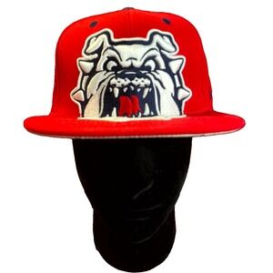 Zephyr Z11 Fresno State Bulldogs Big Dog Head Hat Red Wool Strapback Hat